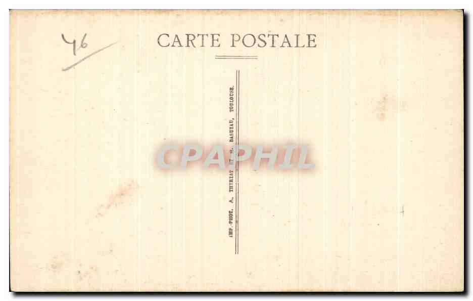 Souillac (Lot) — Château de Ciourac — Édition E. G. S. — Rückseite