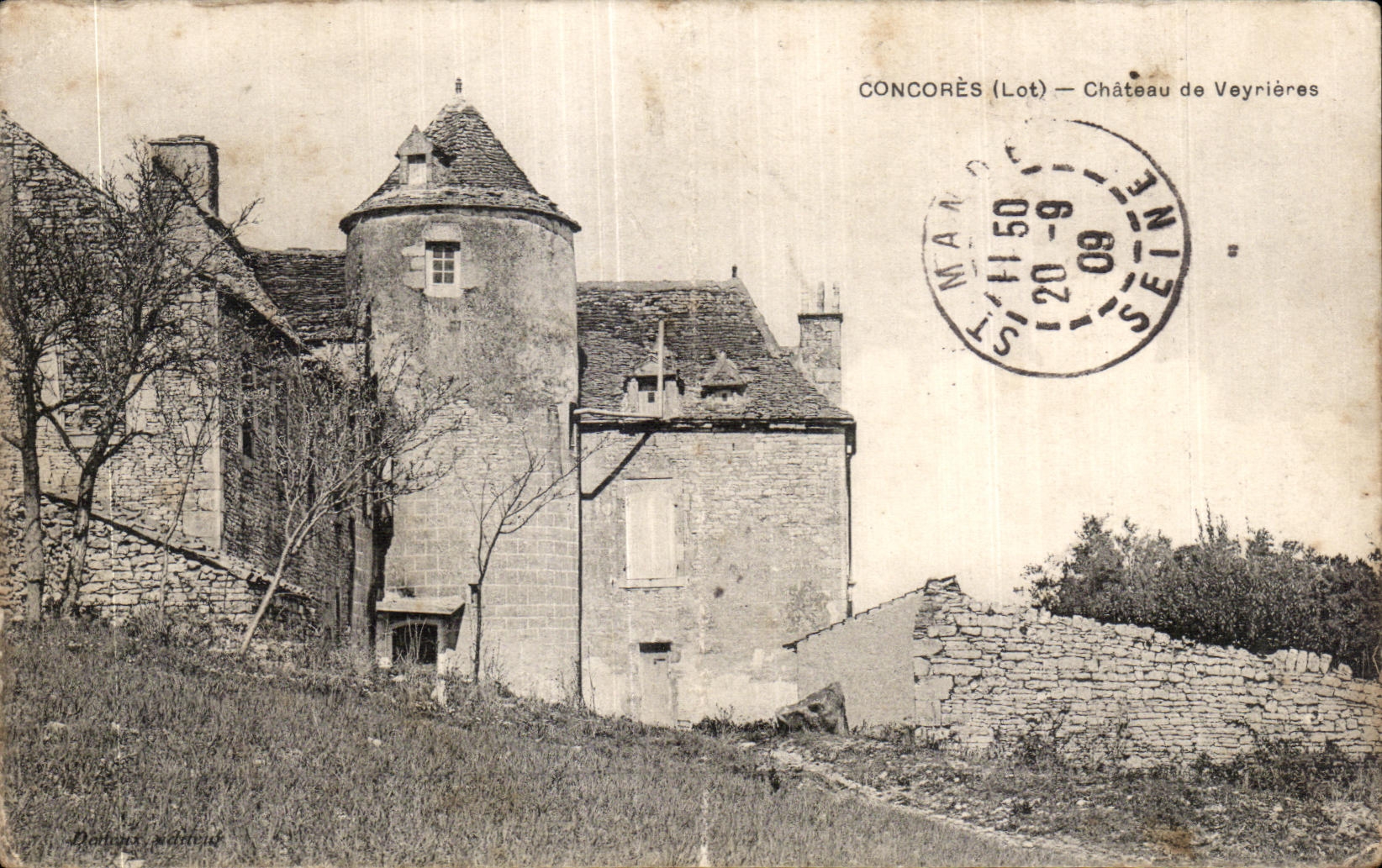 CPA Concores (Lot) Chateau de Veryiers
