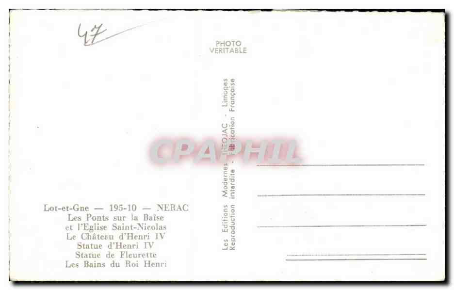 CPA Nerac — Back