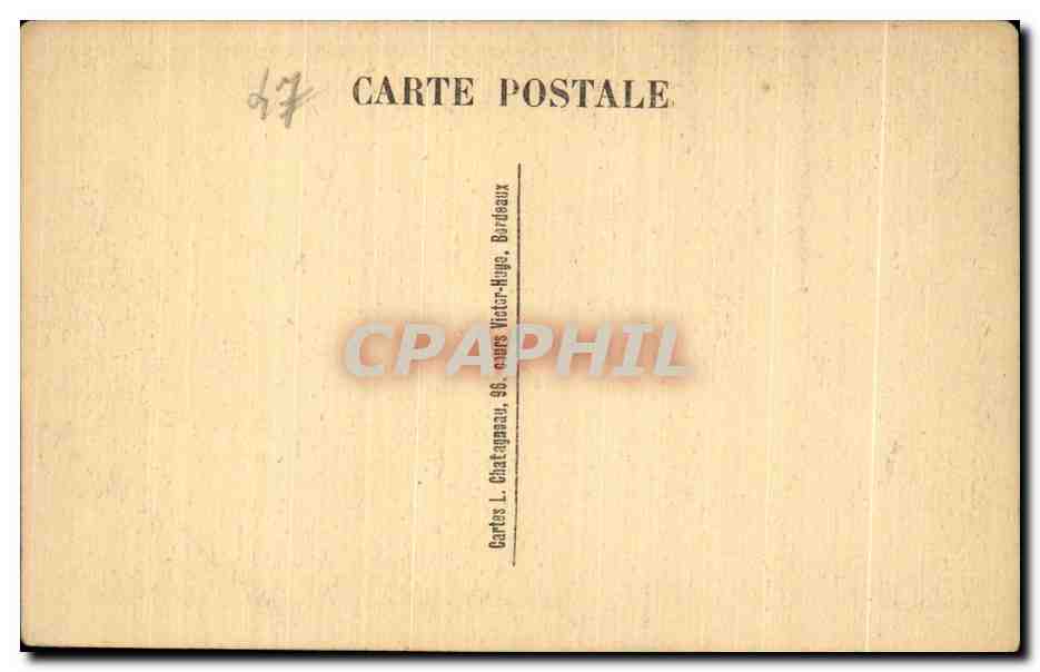 CPA Miramont de Guyenne Interieur de I Eglise Edit Froye Tabac Miramont — Rückseite
