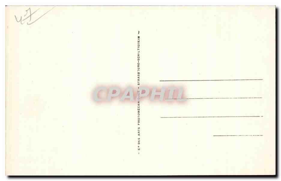 CPA Agen La Pont Canal sur la Garonne — Rückseite