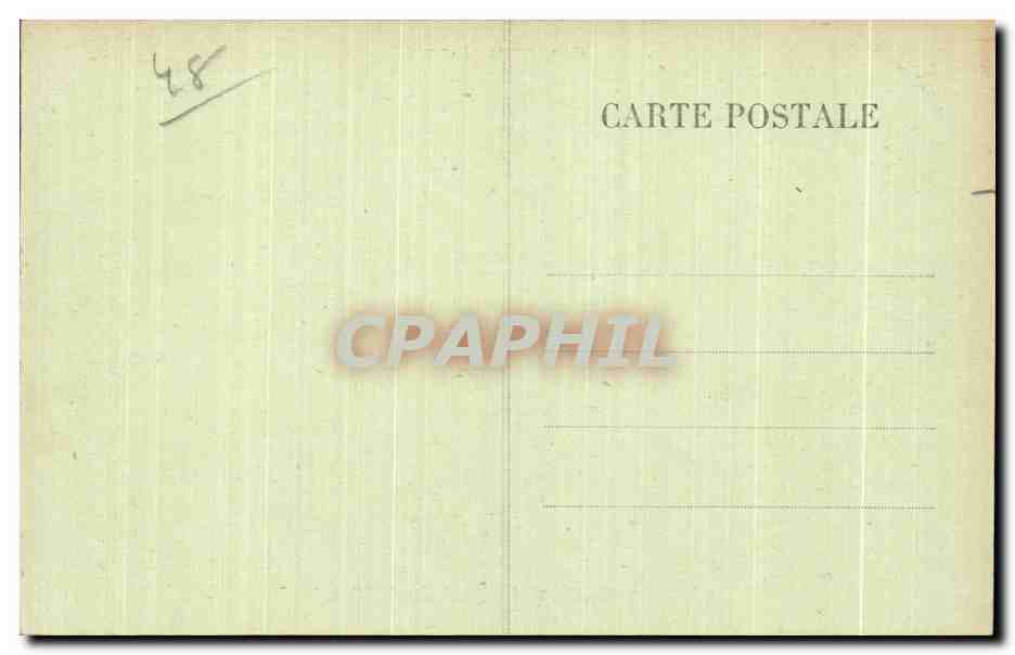 CPA La Vallee et le Pont du Rozier — Rückseite