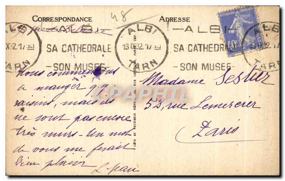 Les Gorges du Tarn — Le Rozier — LL — Verso