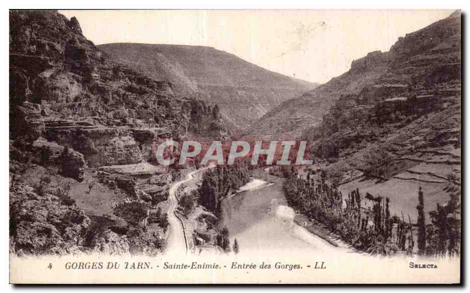 Gorges du Tarn - Sainte-Entimie - Entrée des Gorges — Selecta