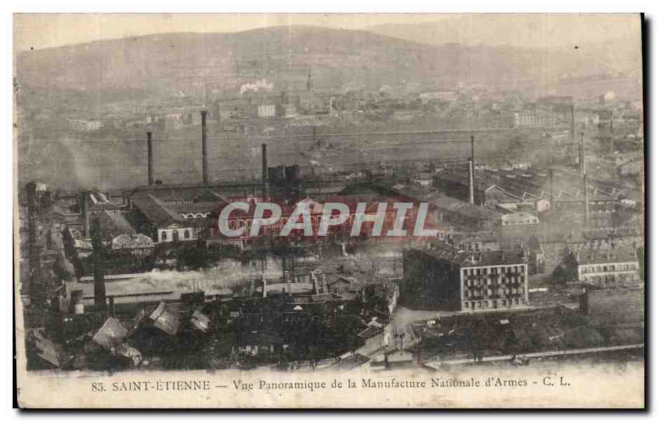 CPA Saint Etienne Vue Panoramique de la Manufacture Nationale d Armes