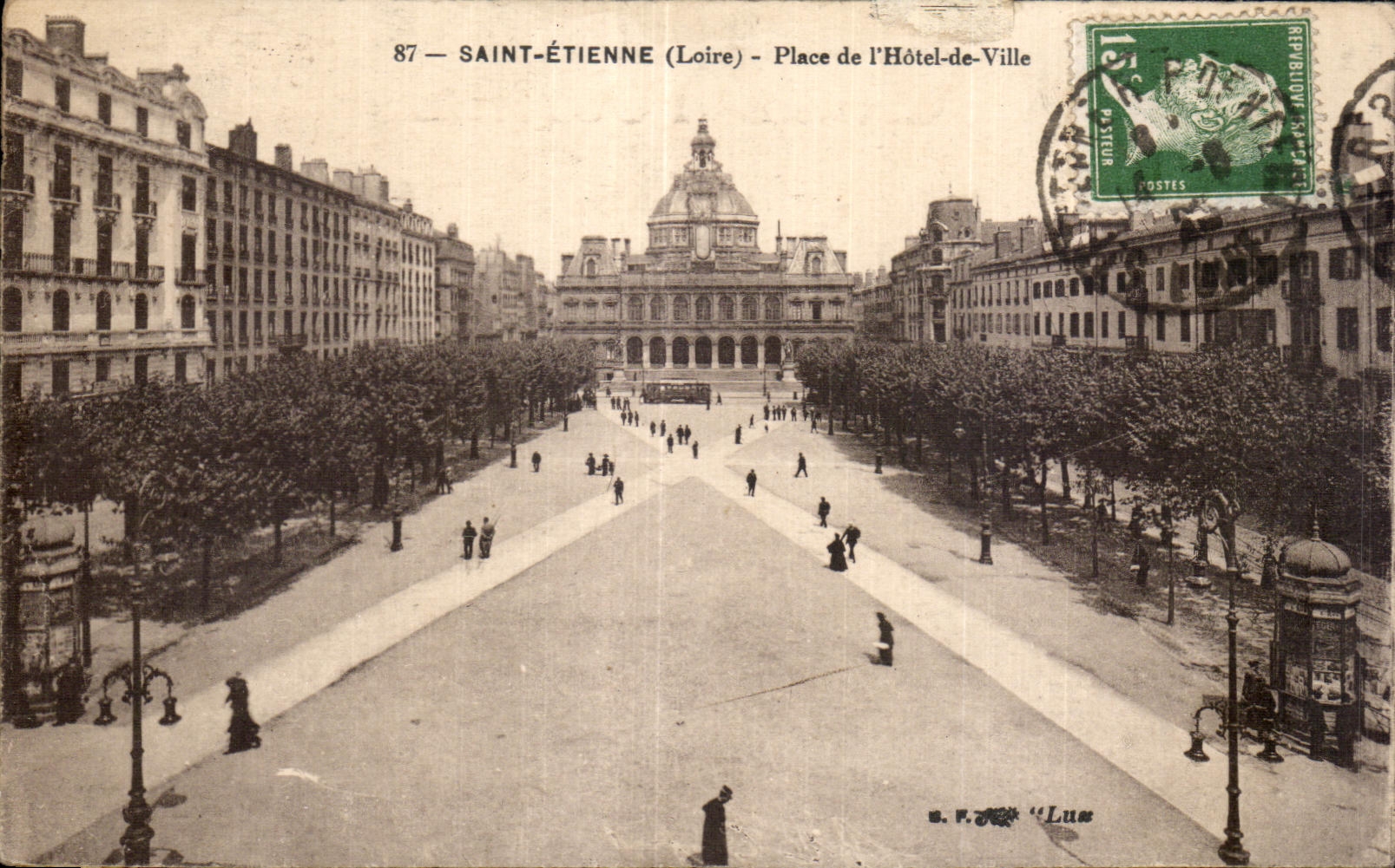 CPA Saint Etienne (Loire) Place de l Hotel de Ville