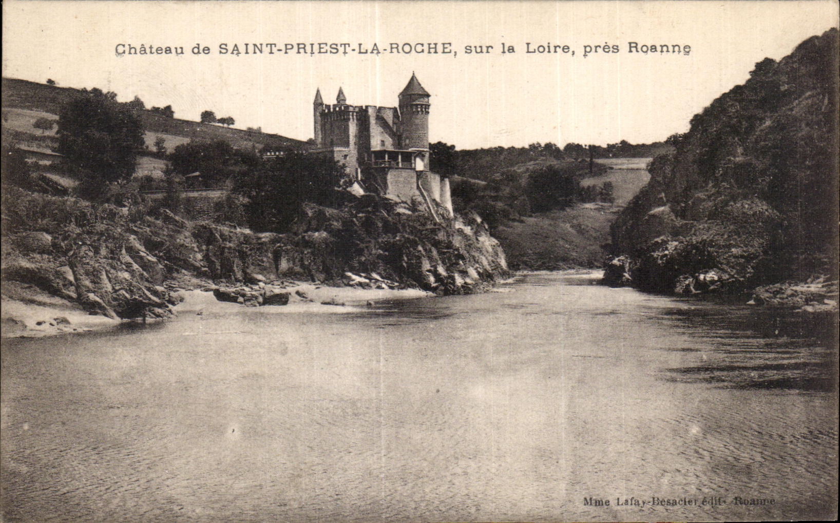 CPA Chateau de Saint Priest La Roche sur la loire pres Roanne