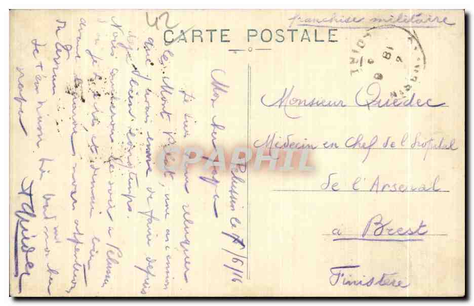 CPA Mont Pilat Le Cret la Perdrix Enfants Vaches  — Rückseite