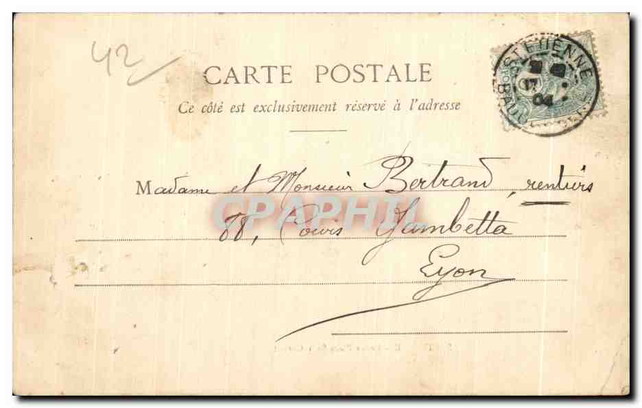 St-ÉTIENNE - Revue Place Sadi-Carnot — Édition Nouvelles Galeries St-Étienne — Rückseite