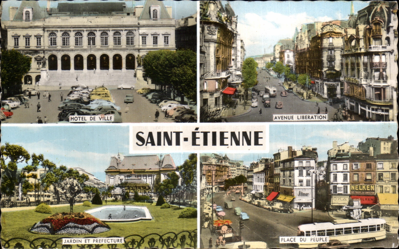 Saint-Étienne — vue panoramique — Baure éditeur, n° 8995