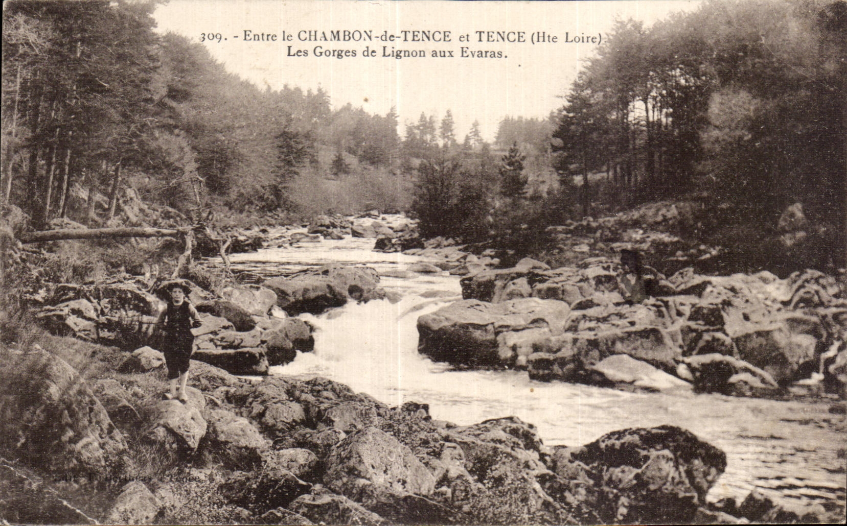 Die Lignon-Schluchten bei Évaras — Zwischen CHAMBON-de-TENCE und TENCE (Hte Loire) — n° 309