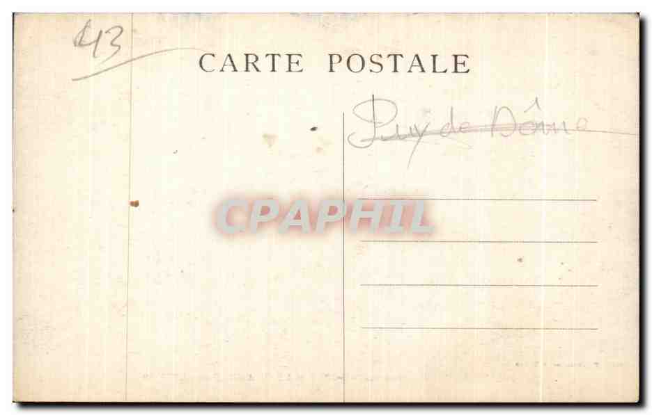 CPA Les Bords du Lignon entre Tence et Le Chambon sur Lignon — Rückseite
