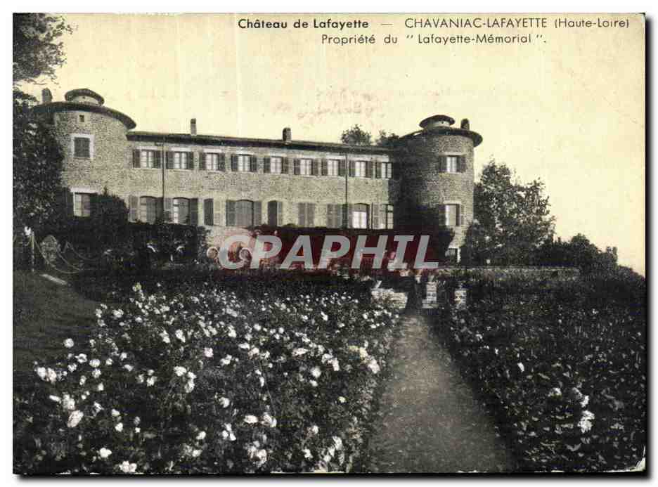CPA Chateau de Lafayette Chavaniac Lafayette Propriete du Lafayette Memorial