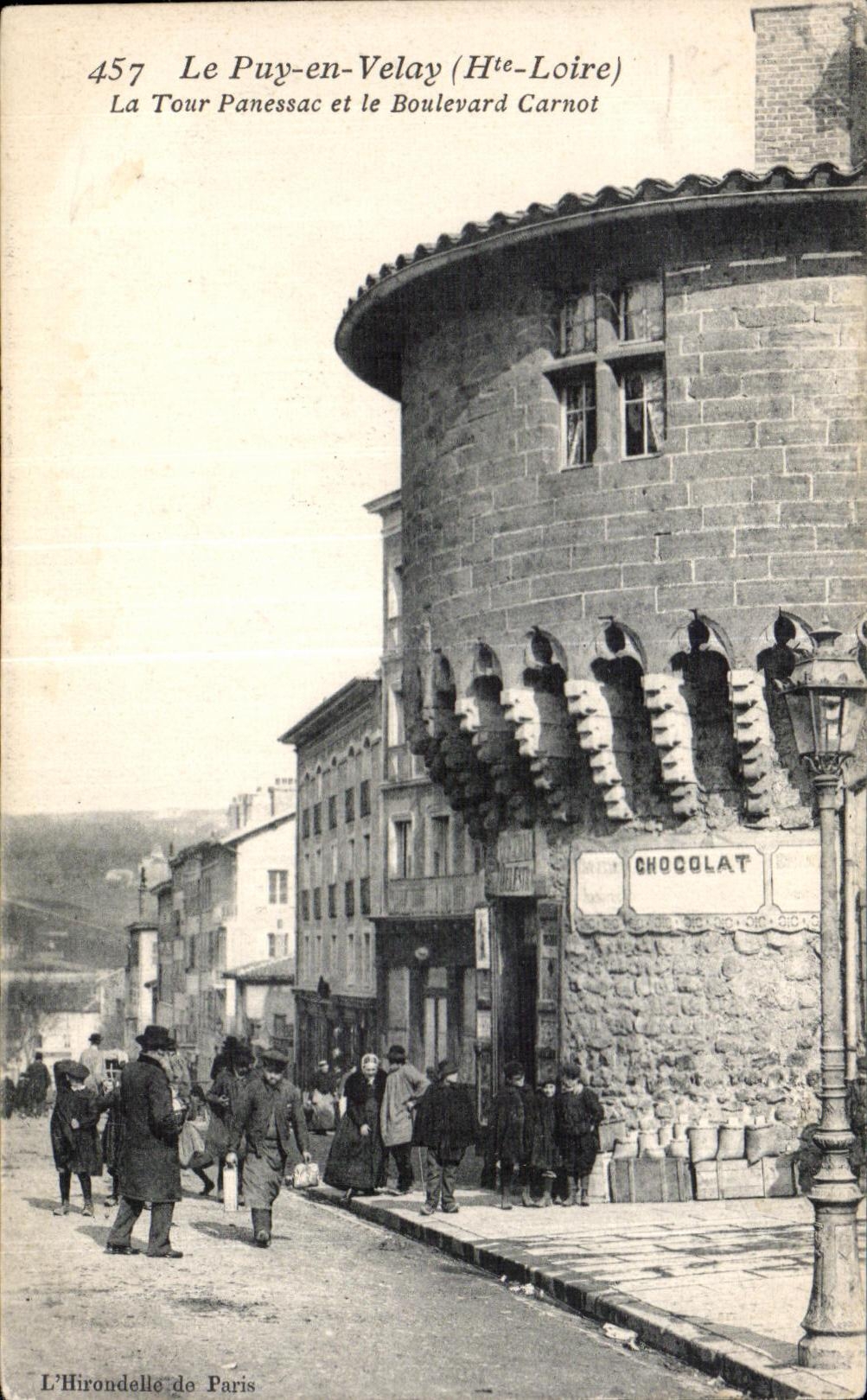 Le Puy-en-Velay (Hte-Loire) — La Tour Panessac et le Boulevard Carnot — L'Hirondelle de Paris n°457