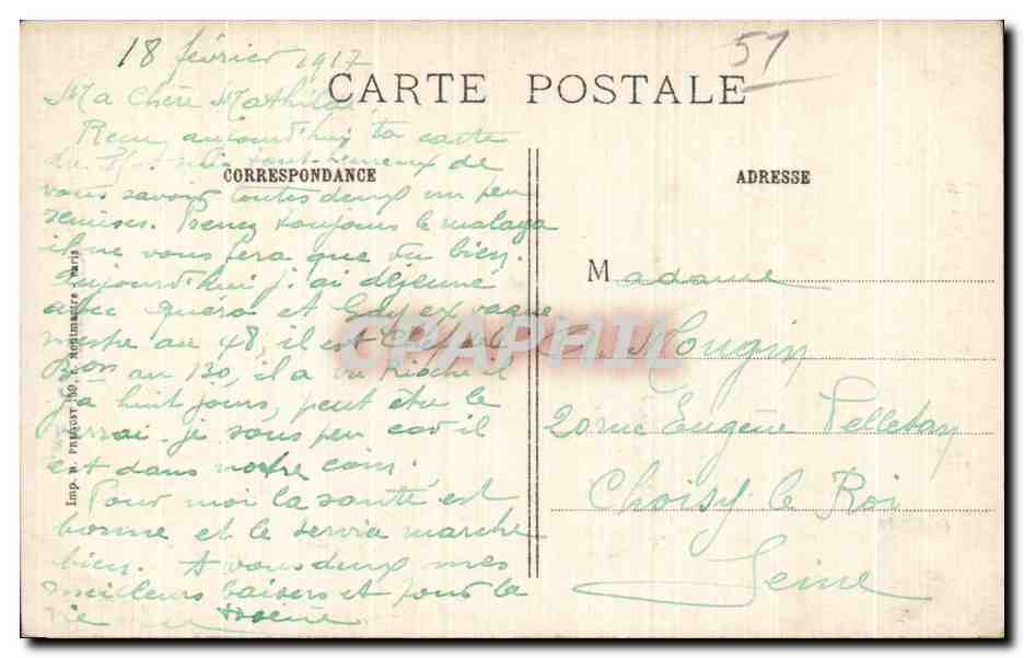 Sippes (Marne) — Détails de la guerre 1914-15 — R.P. Paris — Reverso