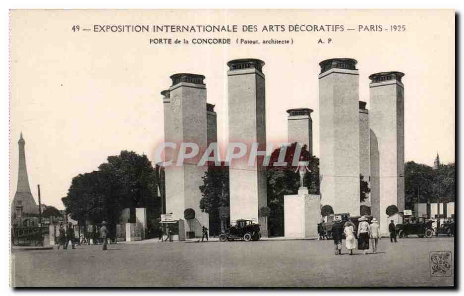 Exposition Internationale des Arts Décoratifs — Paris 1925 — Porte de la Concorde (Patout, architecte)