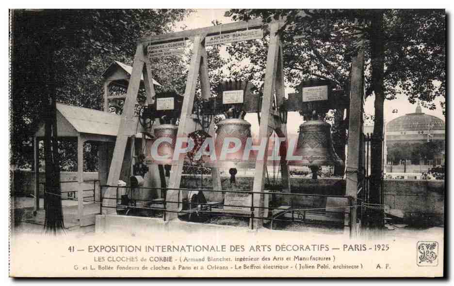 Les Cloches de Corbie — Exposition Internationale des Arts Décoratifs — Paris 1925 — Armand Blanchet, Julien Polti