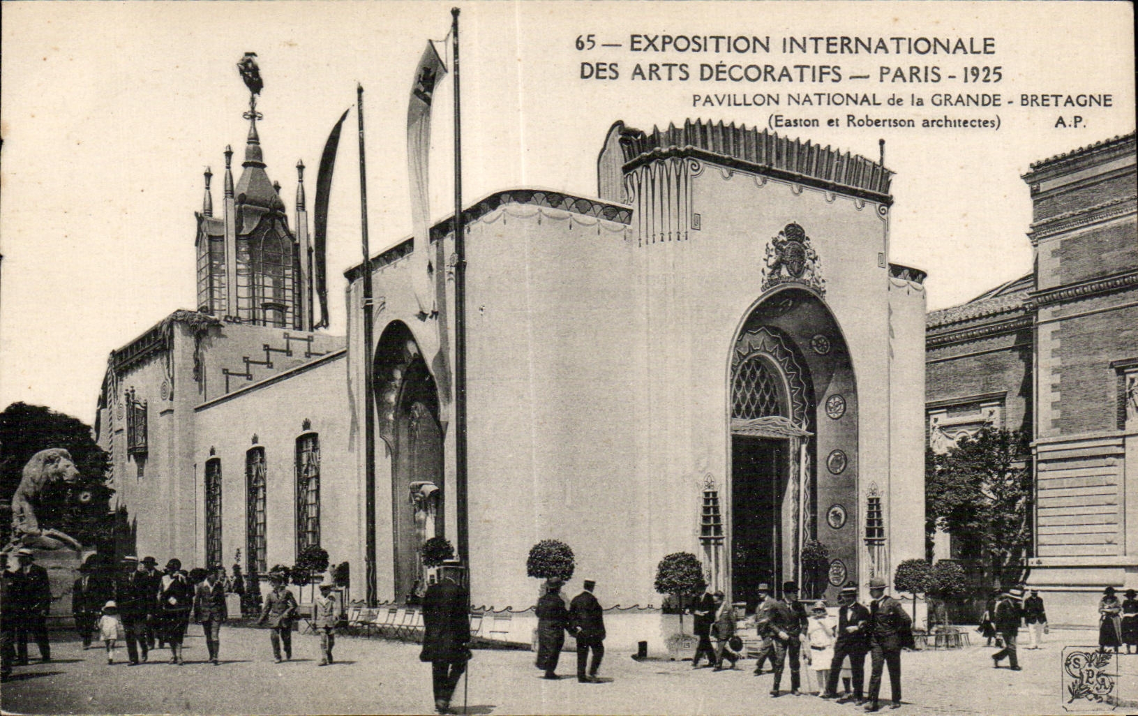 Pavillon National de la Grande Bretagne — Exposition Internationale des Arts Décoratifs 1925 — Easton et Robertson architectes