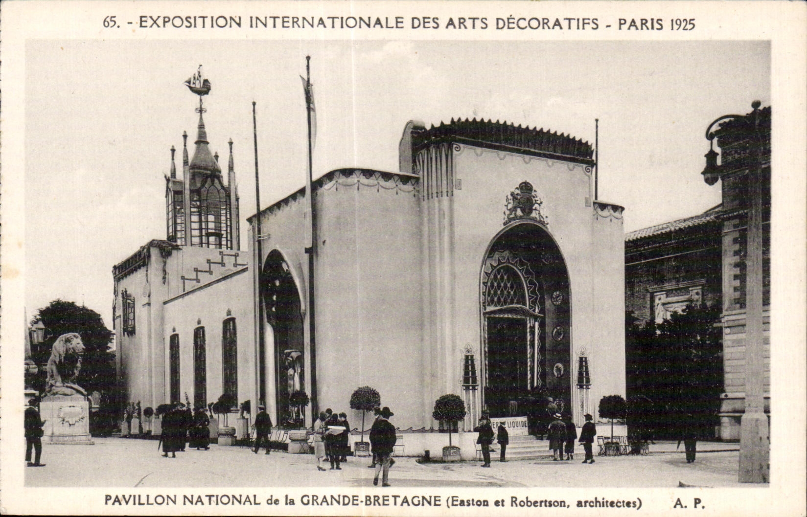Pavillon National de la Grande-Bretagne — Exposition Internationale des Arts Décoratifs, Paris 1925 — A.P.
