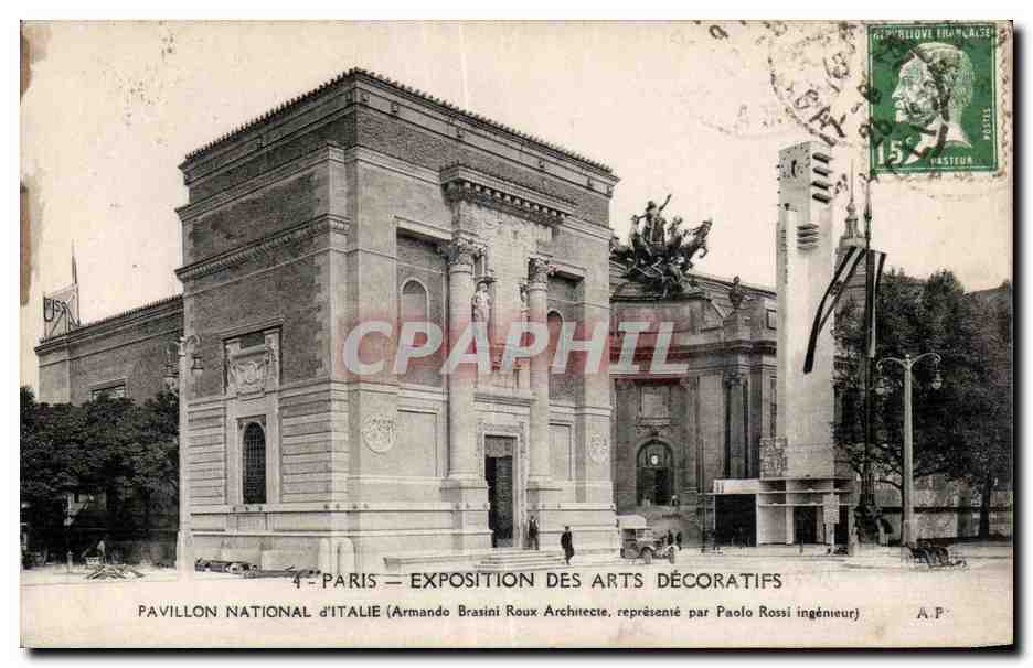 CPA Paris - Exposition des arts decoratifs Pavillon national d Italie