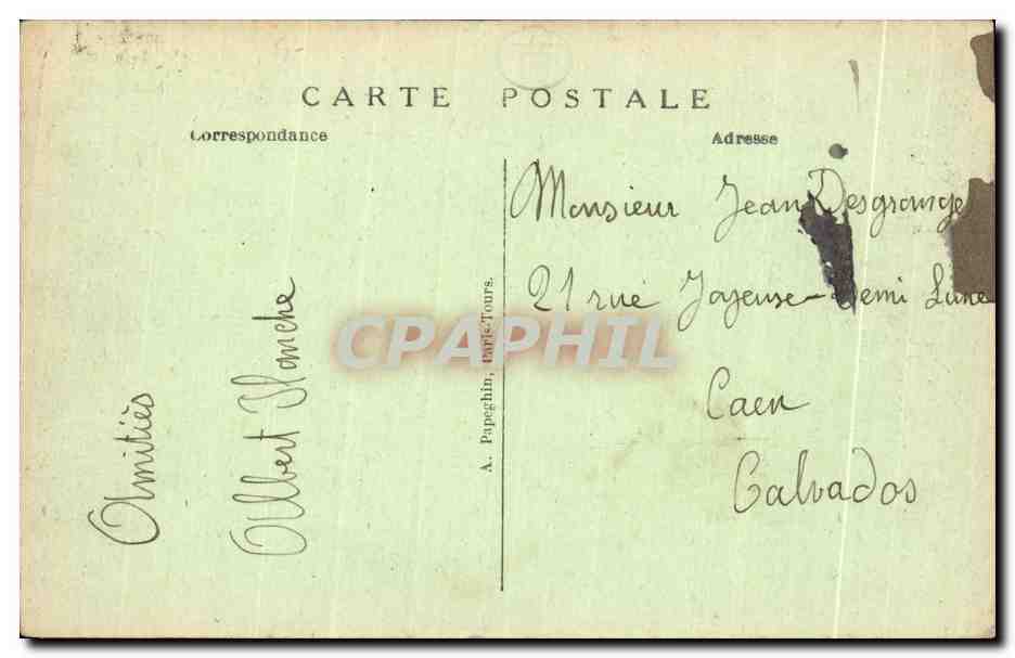 CPA Paris - Exposition des arts decoratifs Pavillon national d Italie — Rückseite