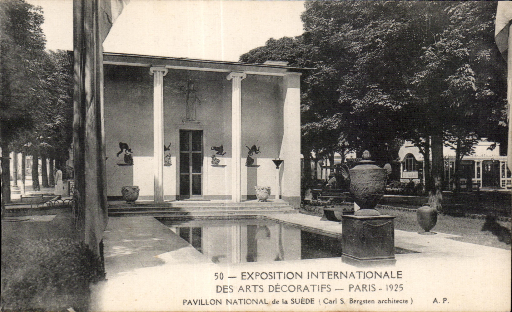 Pavillon National de la Suède — Exposition Internationale des Arts Décoratifs — Paris 1925 — Carl S. Bergsten architecte