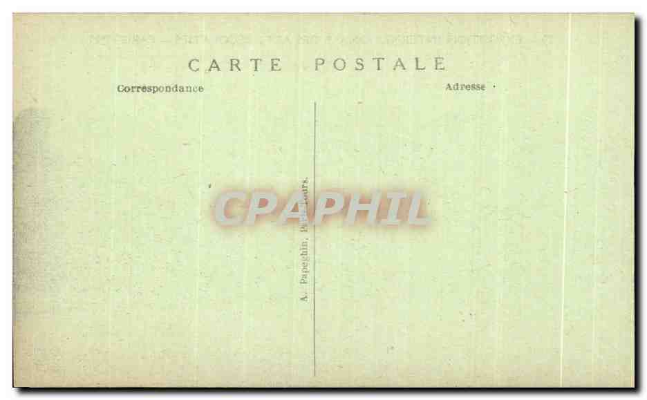 CPA Exposition Internationale des arts decoratifs - Paris - 1925 Pavillon des Tissus es des Etoffes d Ameublement — Rückseite