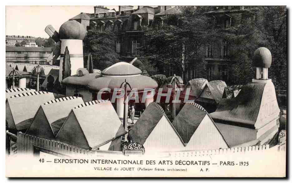 Pueblo del Juguete — Exposición Internacional de Artes Decorativas — París 1925 — Pelletier Frères, arquitectos