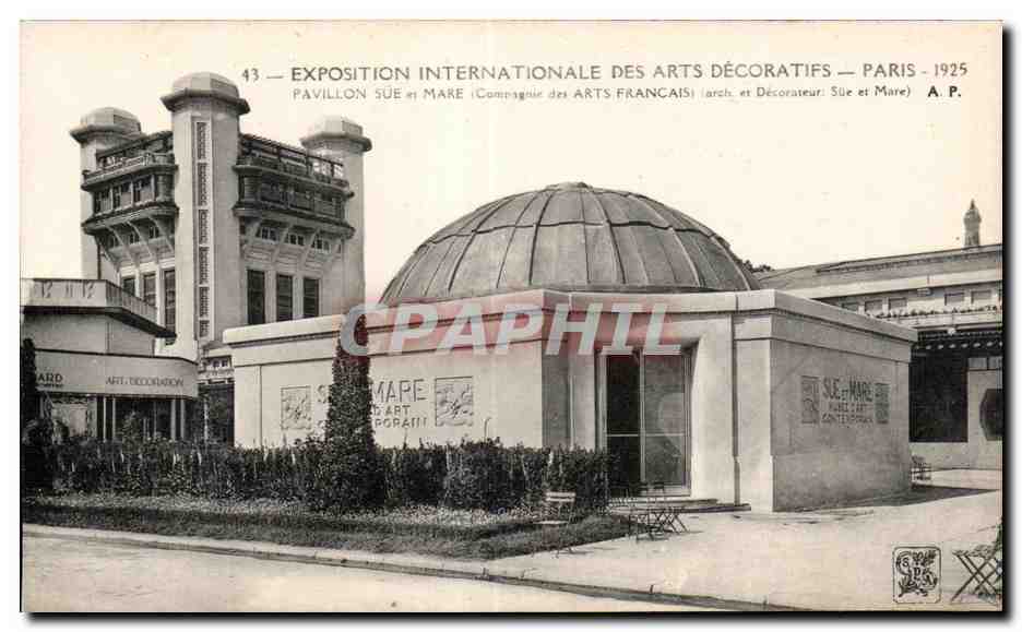 CPA Exposition Internationale des arts decoratifs - Paris - 1925 Pavillon sue Mare