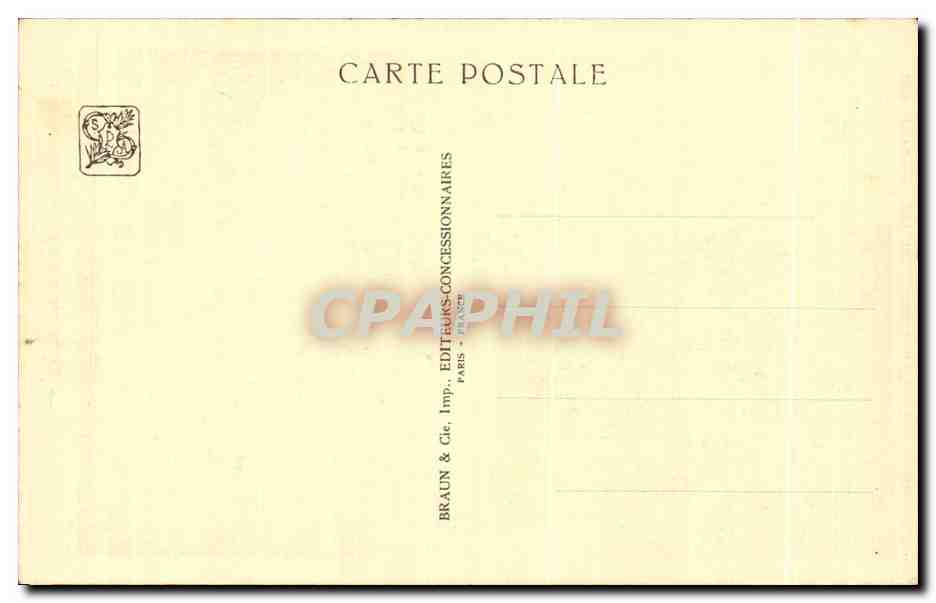 Madagascar — Hoofdgevel en comorisch portiek — Gabriel Veissaire, Arch. — Internationale Koloniale Tentoonstelling, Parijs 1931 — Achterkant