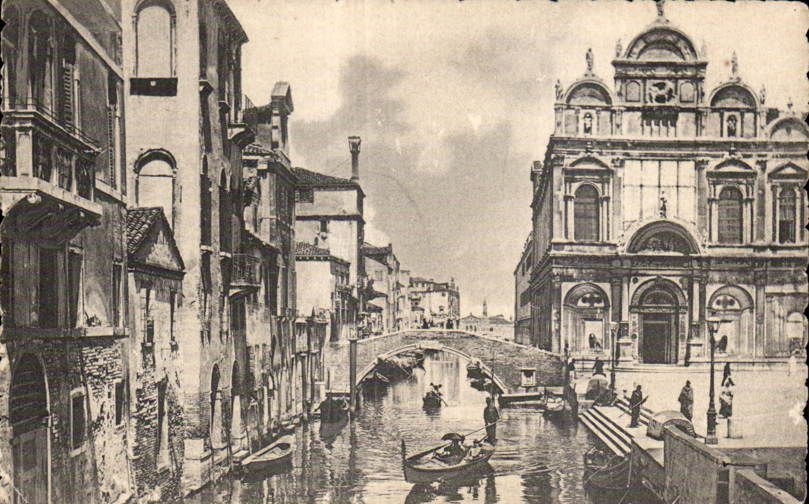 CPA Italie Italia Venezia Rio del Mendicanti