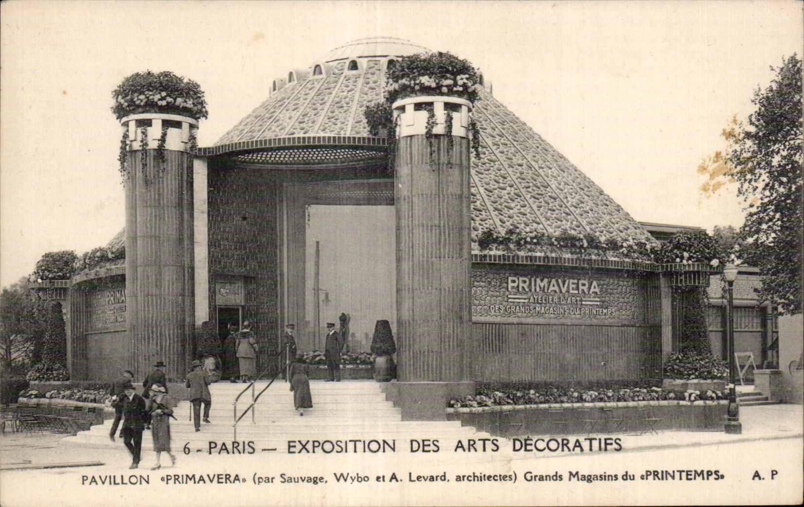 Pavillon « Primavera » — Exposition des Arts Décoratifs — Paris — par Sauvage, Wybo et A. Levard, architectes