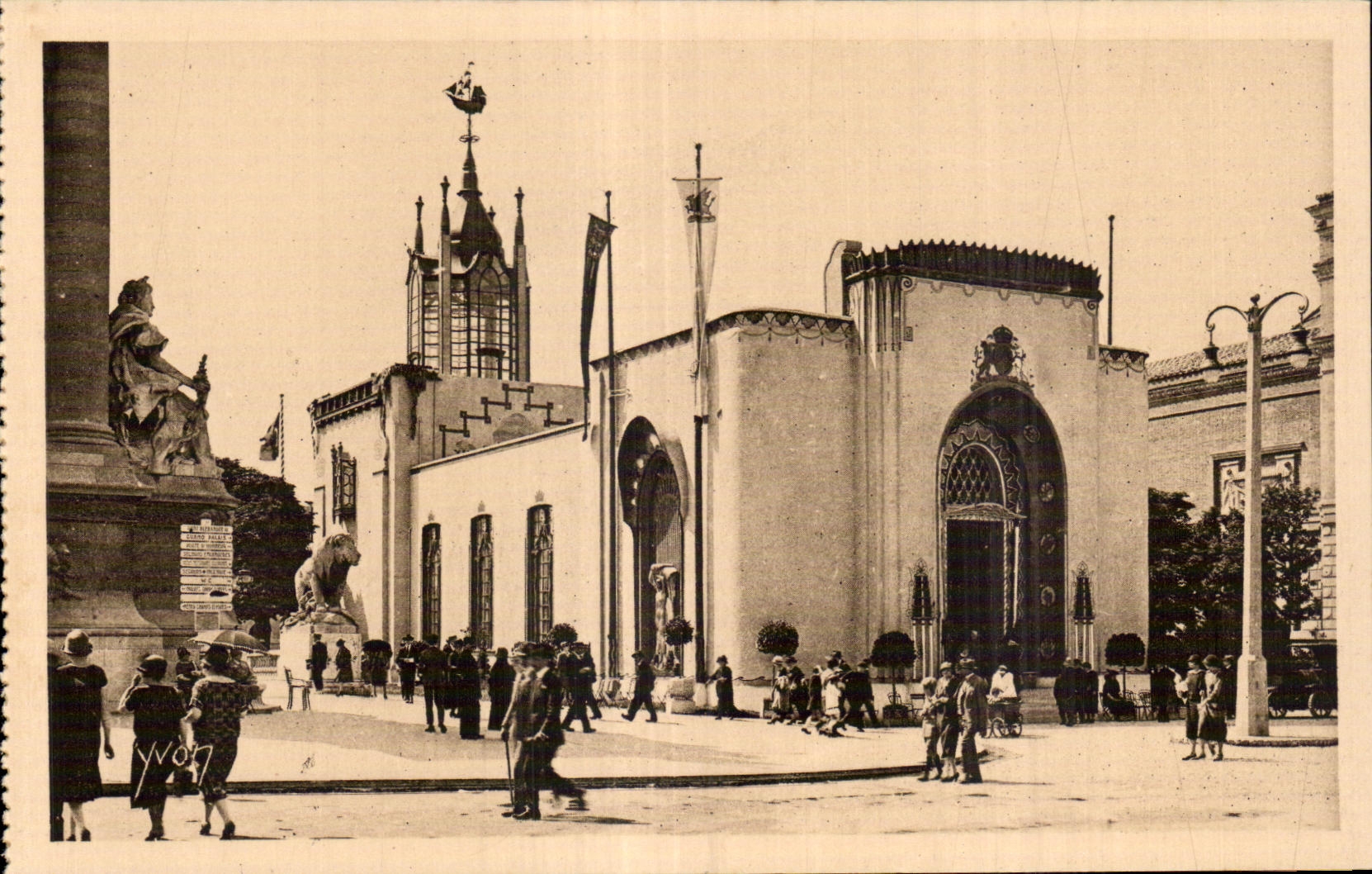 Pabellón de Gran Bretaña — Exposición Internacional de Artes Decorativas 1925 — Edición de Arte YVON