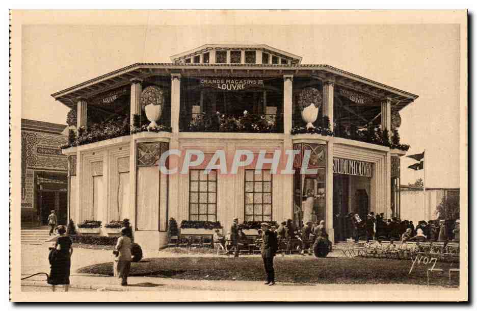 CPA Exposition internationale des Arts decoratifs Paris 1925 Studium Louvre Grands magasins du Louvre
