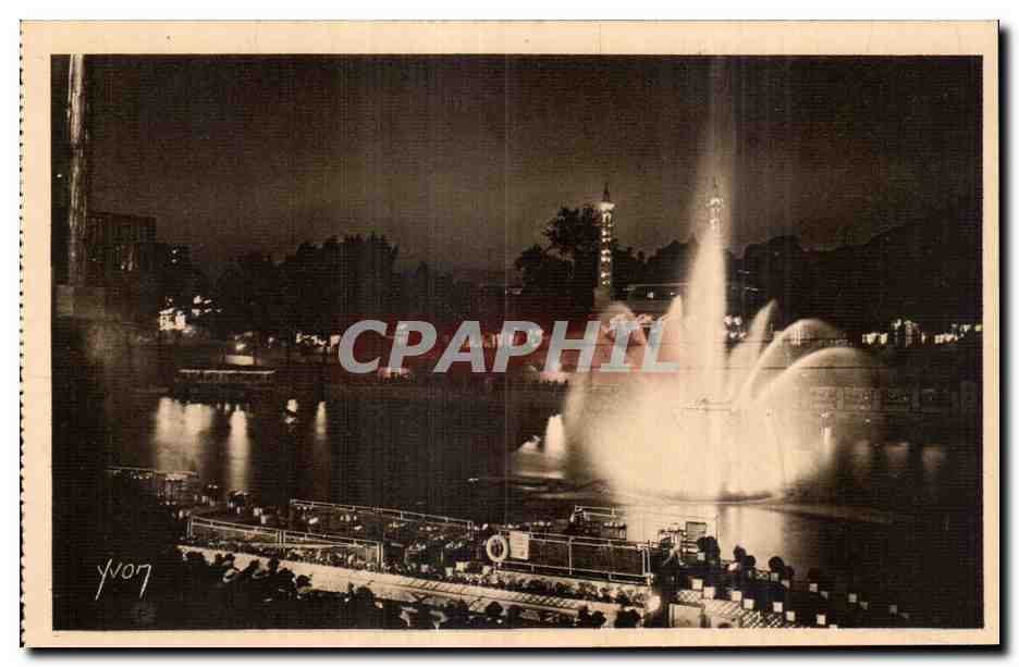 Fontaine Lumineuse et Péniches de Poiret — Exposition Internationale des Arts Décoratifs 1925 — Édition d'Art YVON