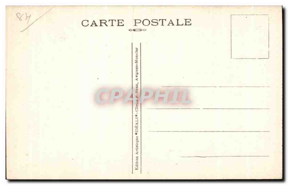 CPA Orange Place du theatre antique Monument par Injalbert  — Rückseite
