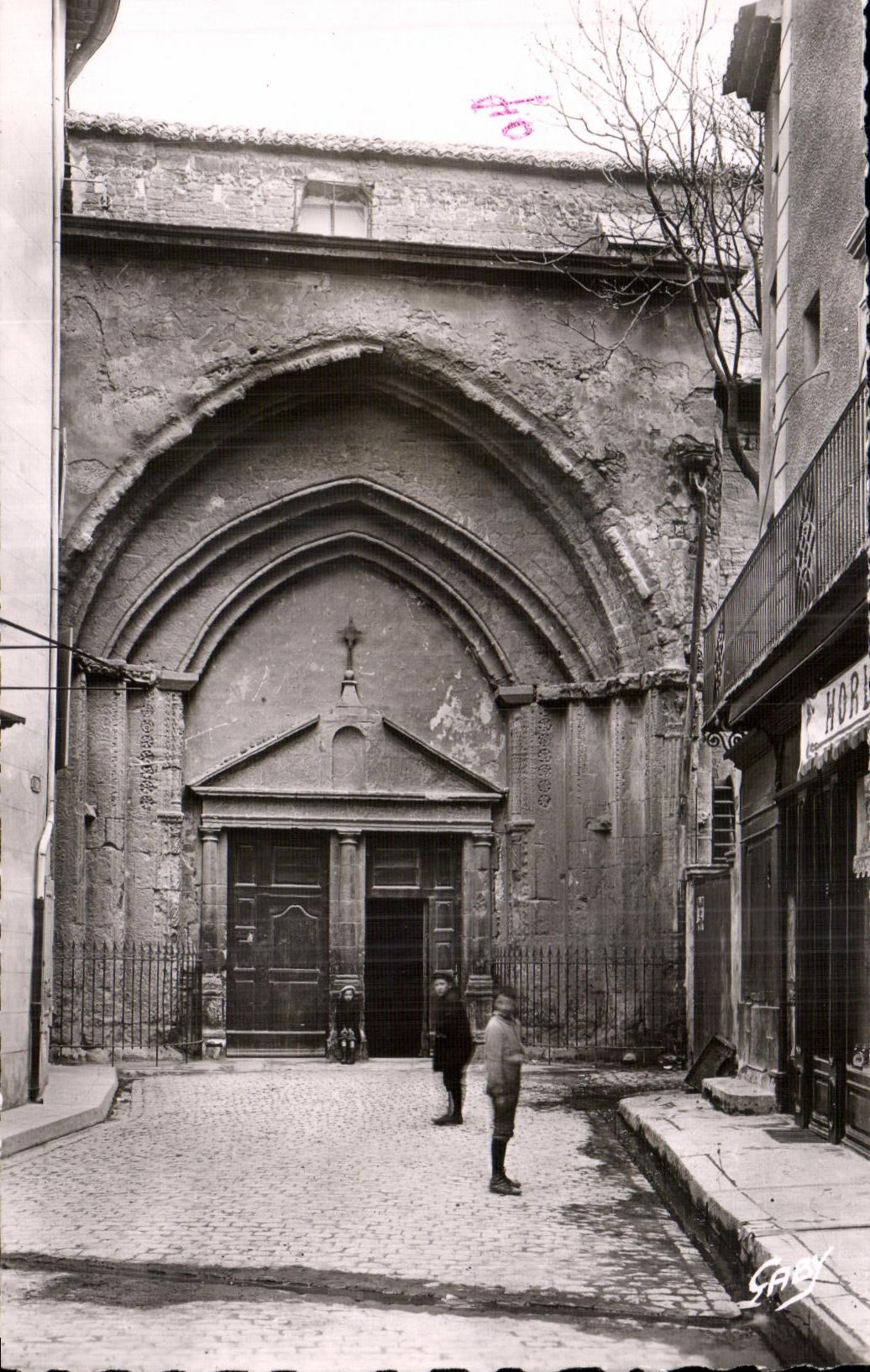 CPSM Orange Le portail d entree de la cathedrale