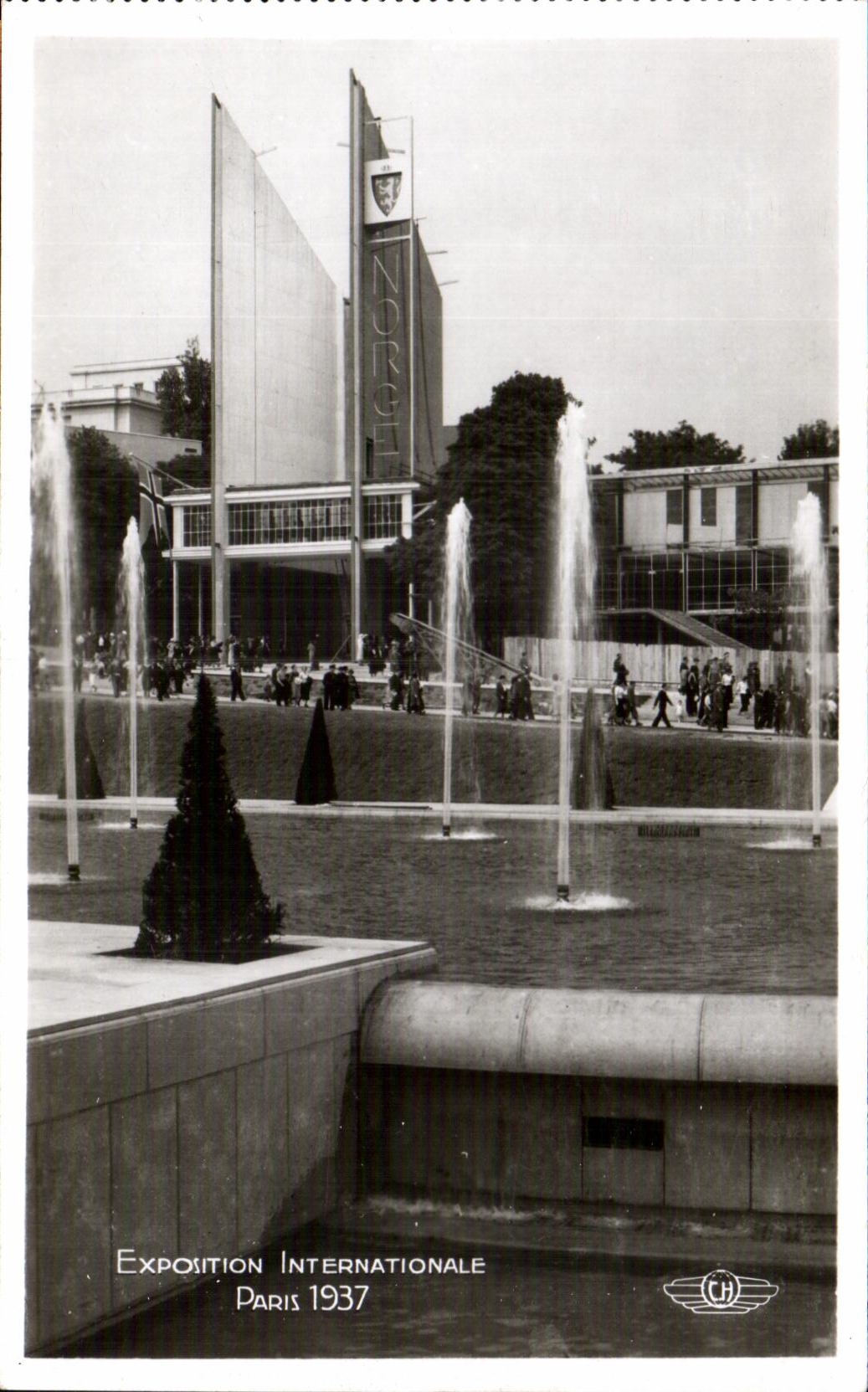 Paviljoen van Noorwegen — Internationale Expo Parijs 1937 — CH Parijs