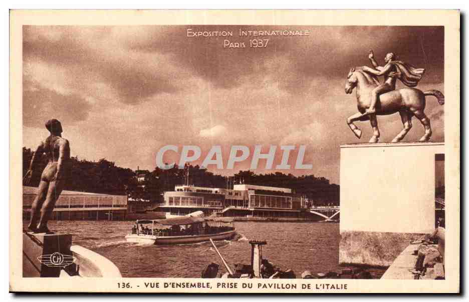Pavillon dell'Italia — Esposizione Internazionale Parigi 1937 — H. CHI PAULT, Boulogne-sur-Seine
