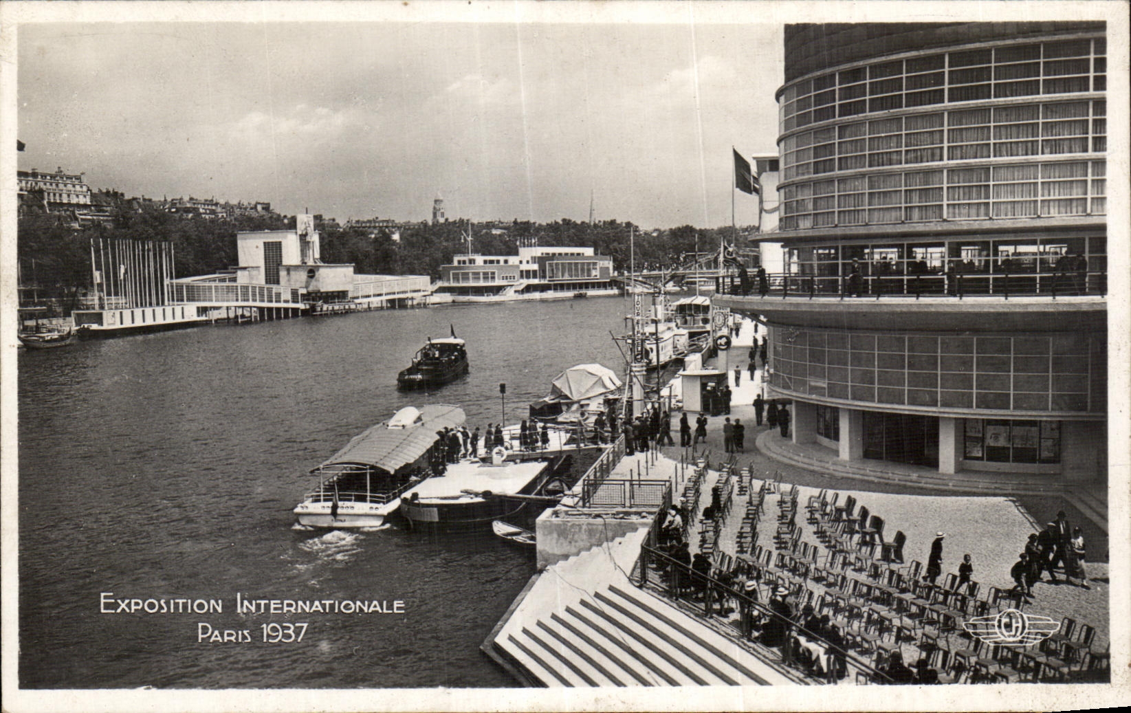 Exposition Internationale Paris 1937 — Vue d'ensemble du Pavillon de la Belgique — H. CHIPAULT, Boulogne-sur-Seine