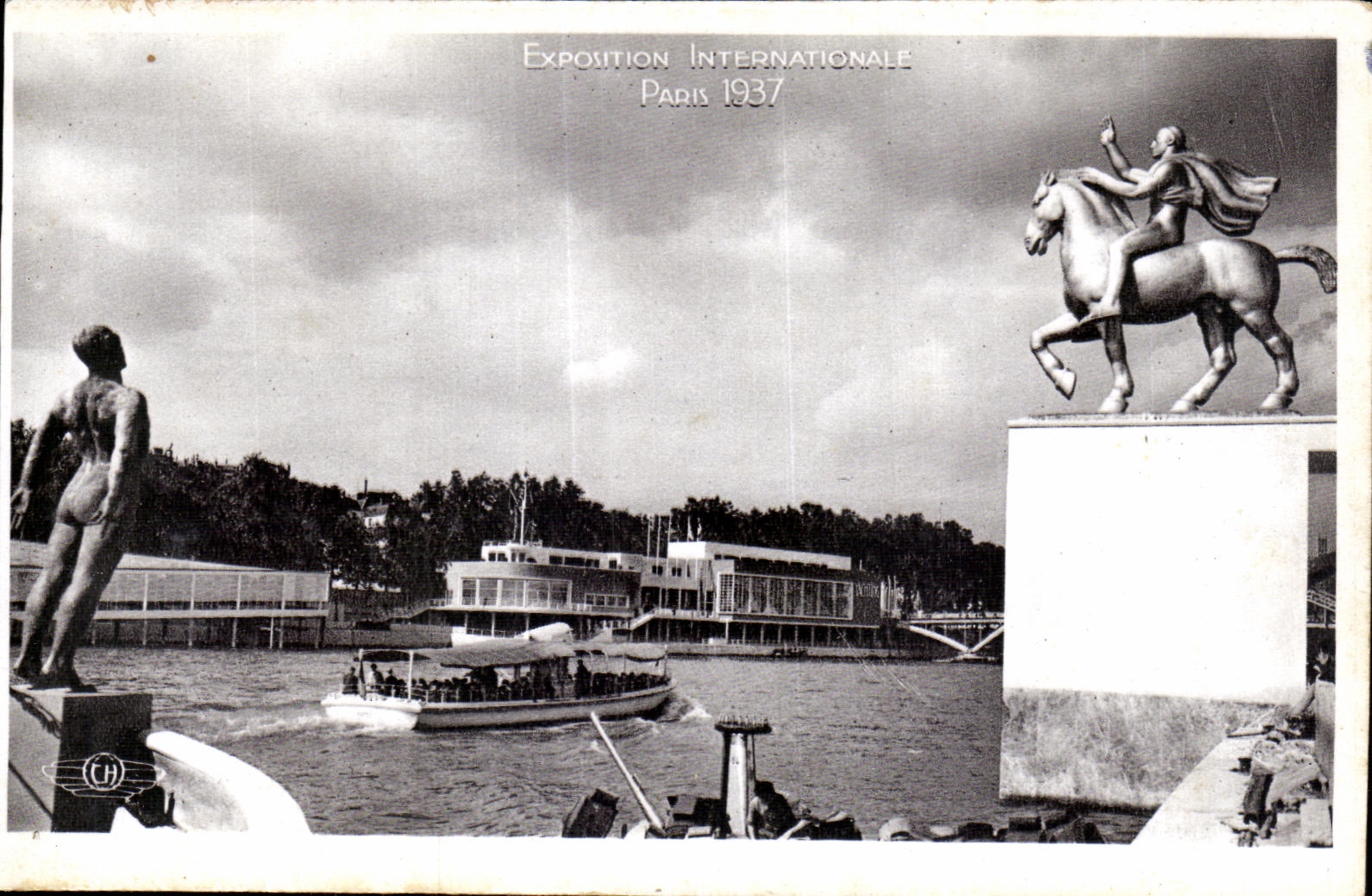 Exposition Internationale Paris 1937 — Vue d'ensemble du Pavillon de l'Italie — H. CHIPAUT, Boulogne-sur-Seine