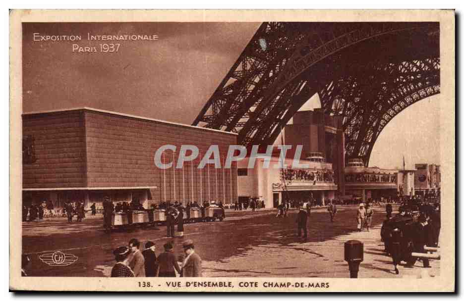 Esposizione Internazionale Parigi 1937 — Panoramica, costa Champ-de-Mars — 138