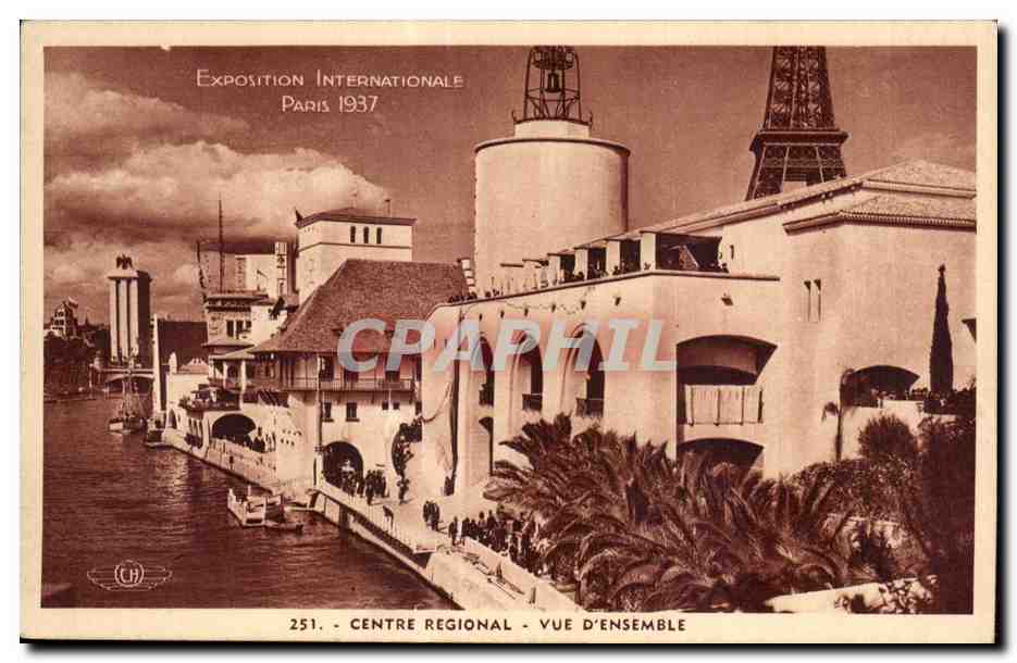 Esposizione Internazionale di Parigi 1937 — Centro Regionale — Vista generale
