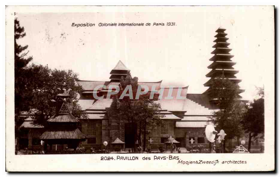 Pavillon des Pays-Bas — Exposition Coloniale Internationale de Paris 1931 — Moojen & Zweedijk architectes