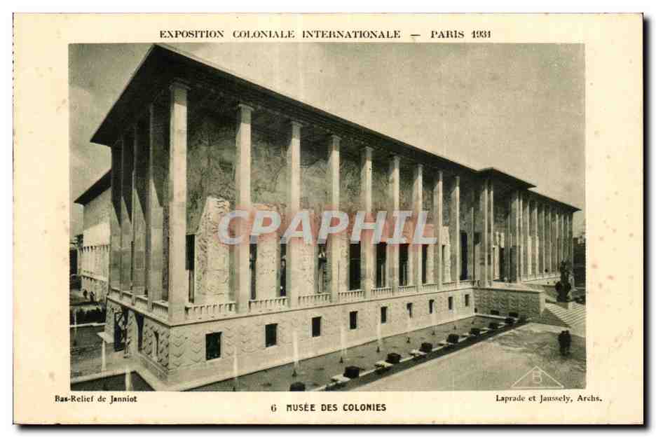 Museum van de Koloniën — Internationale Koloniale Tentoonstelling — Parijs 1931 — Laprade et Jaussely, Archs.