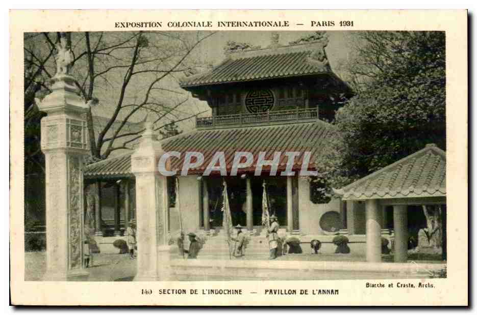 CPA Exposition coloniale internationale Paris 1931 Sectionde l Indochine pavillon de l Annam