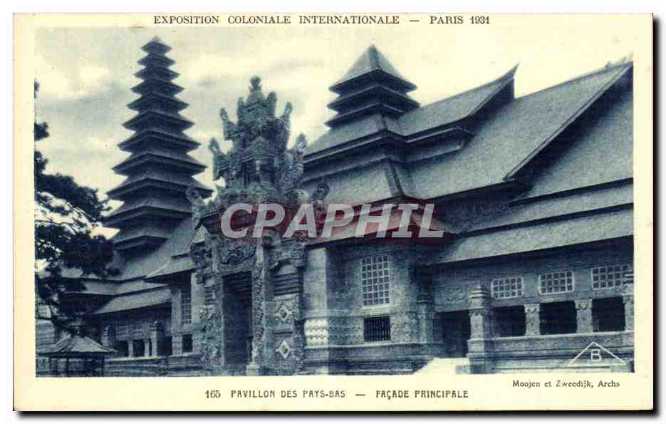 CPA Exposition coloniale intenationale Paris 1931 Pavillon des pays bas facade principale