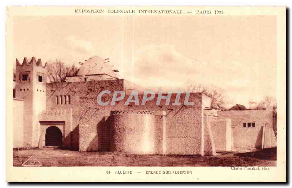 CPA Exposition coloniale internationale de Paris 1931 Algerie encade sud algenien