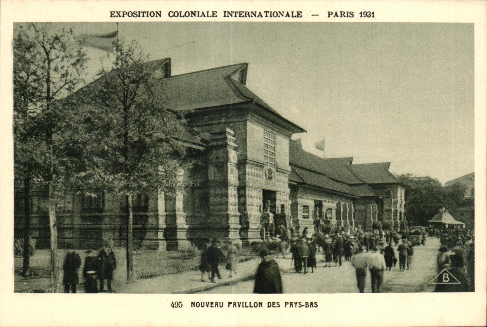 Exposition Coloniale Internationale — Paris 1931 — Nouveau Pavillon des Pays-Bas