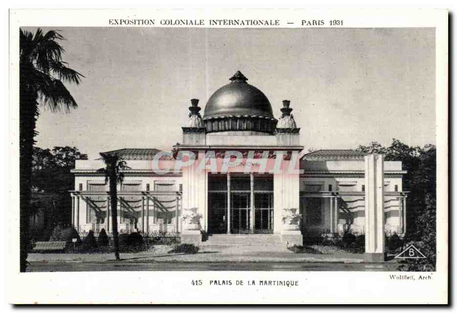 Palacio de la Martinica — Exposición Colonial Internacional — París 1931 — Wulffleet, Arch